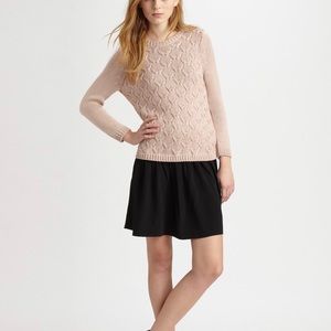 Tibi Cable Sweater Dress Combo Dress
